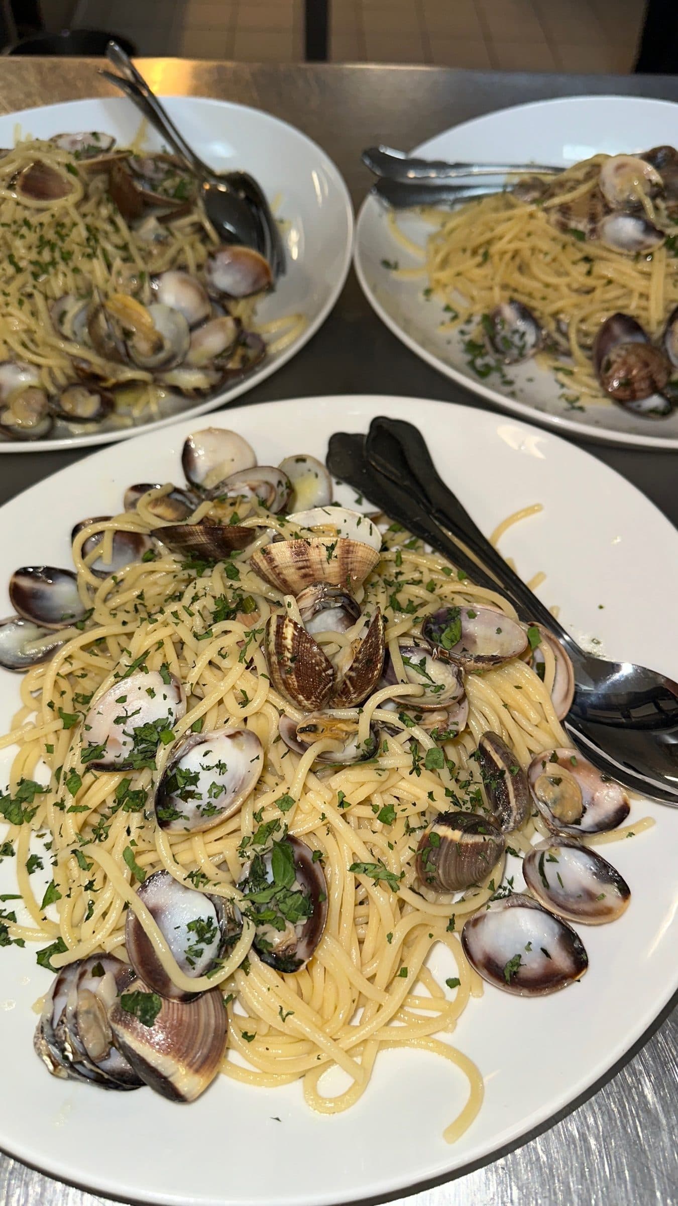 Spaghetti mit Venusmuscheln